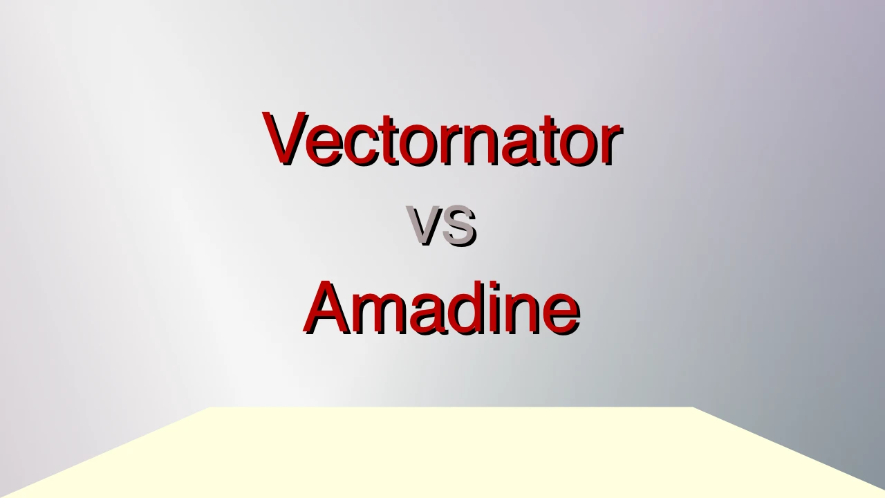 ベクターグラフィックアプリVectornatorとAmadineの比較